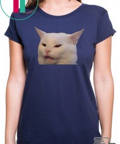 Woman yelling at table dinner cat meme Tee Shirts