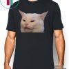 Woman yelling at table dinner cat meme Tee Shirts