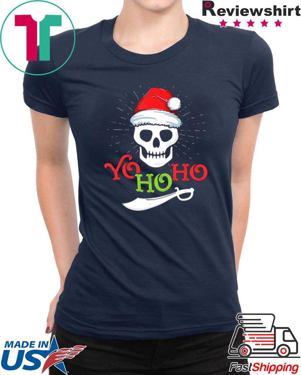 Yo Ho Ho Pirate Boat Cruise Christmas Shirt Shirtsowl Office