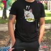 Yelling At Confused Cat At Dinner Table meme T-Shirt