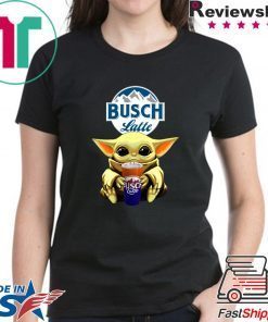 Baby Yoda Hug Busch Latte Beer Shirt