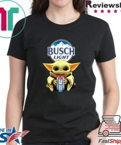 Baby Yoda Hug Busch Light Beer Shirt