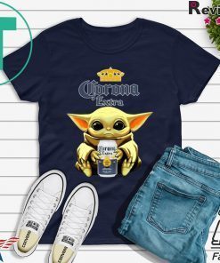 Baby Yoda Hug Corona Extra Beer Shirt