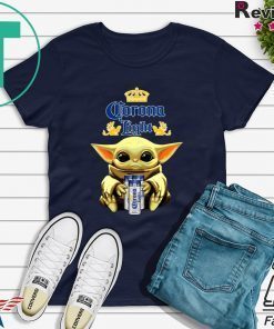 Baby Yoda Hug Corona Light Beer Shirt