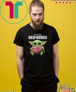 Baby Yoda Hug Detroit Red Wings Shirt