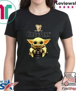 Baby Yoda Hug Guinness Beer Shirt