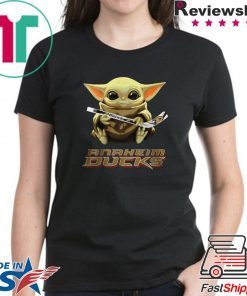 Star Wars Baby Yoda hug Anaheim Ducks shirt