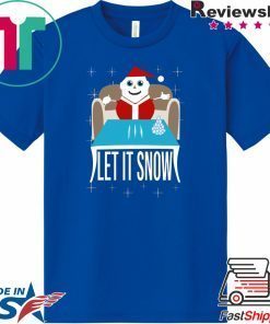 Walmart Cocaine Santa Let It Snow Tee Shirts