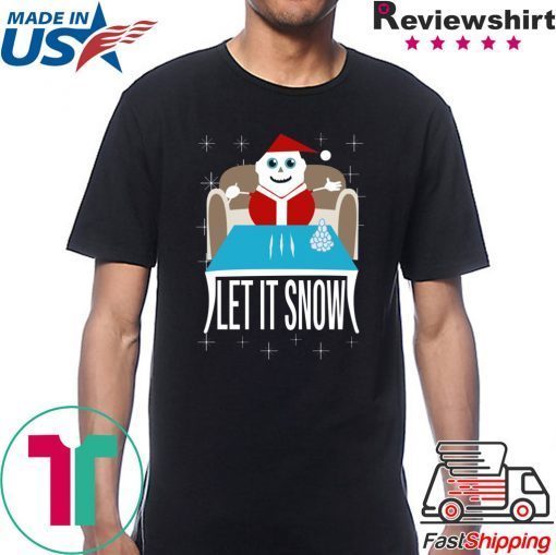 Walmart Cocaine Santa Let It Snow Tee Shirts