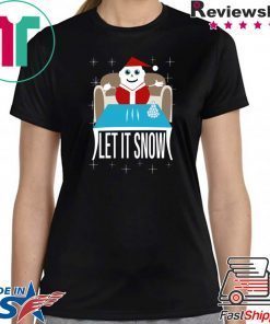 Walmart Cocaine Santa Let It Snow Tee Shirts