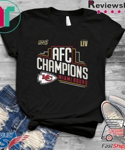 Kansas City Chiefs 2019 AFC Champions Tee Shirts