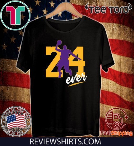 24ever Kobe Bryant Tee Shirt Number 24 Forever basketball Legend