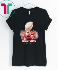 50 Years Kansas City Chiefs Champions 1969 – 2019 Tee Shirt