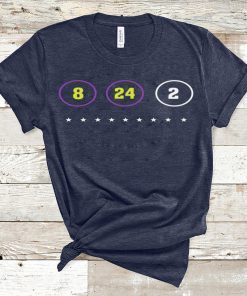 8 24 2 Shirt Kobe And Gianna Bryant T-Shirt