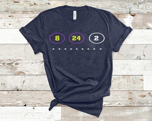 8 24 2 Shirt Kobe And Gianna Bryant T-Shirt