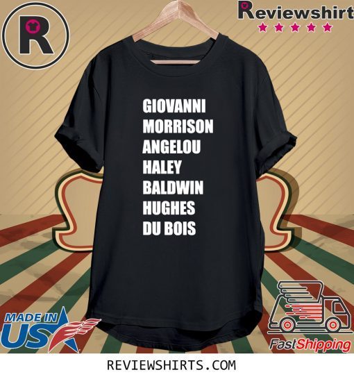 African American Writers Black History Shirts