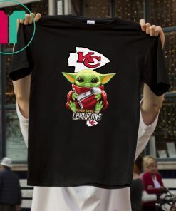 Baby Yoda Hug Super Bowl Champions Kansas City Chiefs 2020 T-Shirt