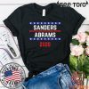 Bernie Sanders 2020 Shirt - Stacy Abrams on the One Ticket T-Shirt
