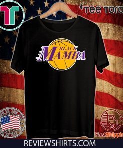 Black Mamba Tee Shirt Lakers Kobe Bryant