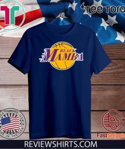 Black Mamba Tee Shirt Lakers Kobe Bryant