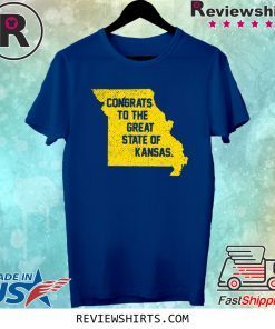 Congrats To The Great State of Kansas T-Shirt