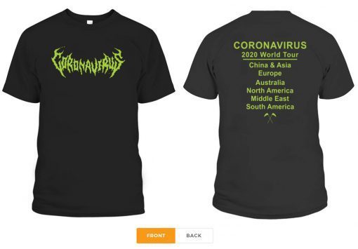 Coronavirus 2020 World Tour shirt