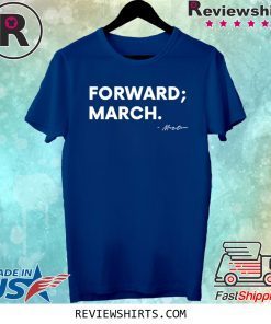 Forward March Dr Martin Luther King Black History T-Shirt