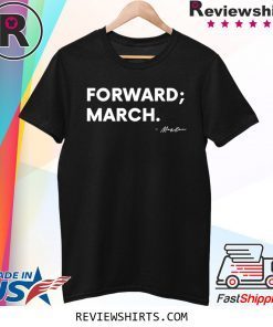 Forward March Dr Martin Luther King Black History T-Shirt