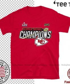Kansas City Chiefs Super Bowl LIV Champions Trophy TShirt