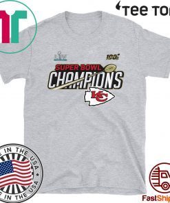 Kansas City Chiefs Super Bowl LIV Champions Trophy Gift Tee Shirt