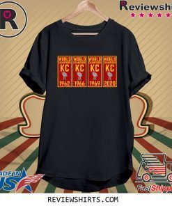 Kansas City Football KC Faithful 2020 Title Banner Champions Tee Shirt