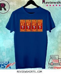 Kansas City Football KC Faithful 2020 Title Banner Champions Tee Shirt