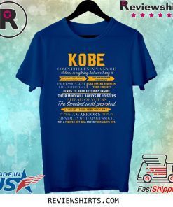 Kobe completely unexplainable name t-shirt