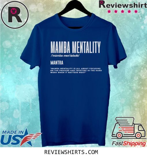 Mamba Mentality Motivational Quote Unisex TShirt