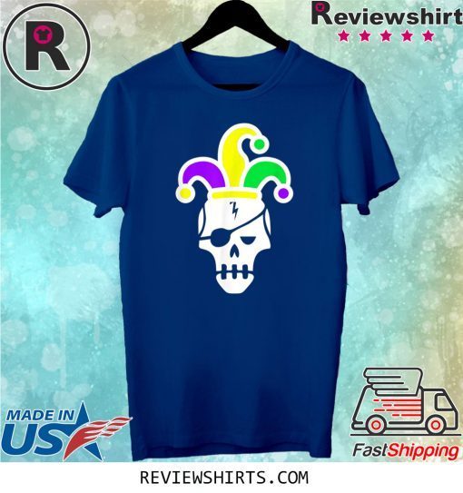 Mardi Gras Skull Jester Hat Carnival Mexican Parade 2020 T-Shirt