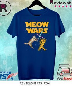 Meow Wars Cat Lover Funny T-Shirt