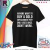 Nancy Pelosi Gold Impeachment Pen For Sale Pro-Trump Tee Shirt