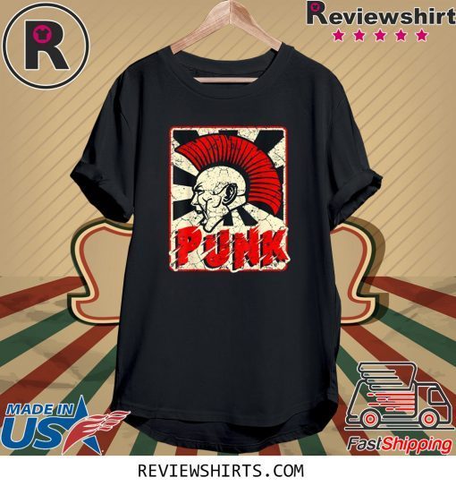 Punk Rock Skull Skeleton Rocker Tee Shirt
