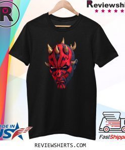 The Clone Wars Darth Maul Big Face Tee Shirt