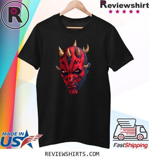 The Clone Wars Darth Maul Big Face Tee Shirt