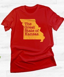 The Great State Of Kansas city chiefs Shirt