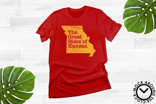 The Great State Of Kansas city chiefs Shirt