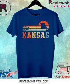 Vintage The Great State of Kansas Missouri Shirt