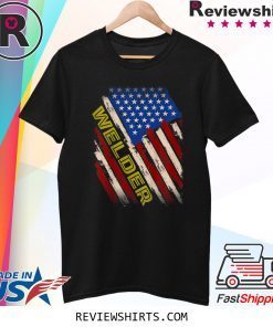 Vintage American Flag Job Trust me I am a Welder love job Shirt