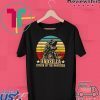 Dadzilla Father Of The Monsters Retro Vintage Sunset T-Shirt
