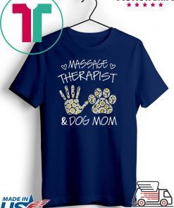 Massage therapist dog mom shirt