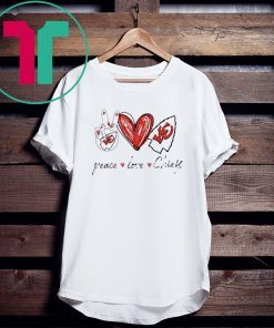 Peace love Kansas Chiefs Champ 2020 T-Shirt