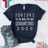 Senior 2020 Shit Getting Real T-Shirt Class Of 2020 Graduation Senior Funny Quarantine original T-Shirt