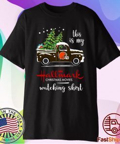 Cleveland Browns This Is My Hallmark Christmas Movies Watching Tee Shirt