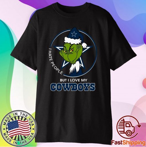 I Hate People But I Love My Dallas Cowboys Grinch 2020 Shirts